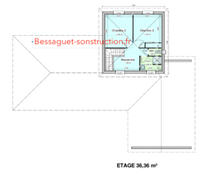 Plan maison 1er étage