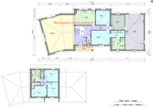 Plan maison 1 étage construction limoges haute vienne