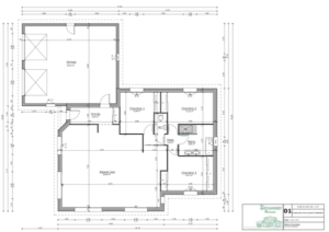 Plan d'une maison de plain pied à Limoges